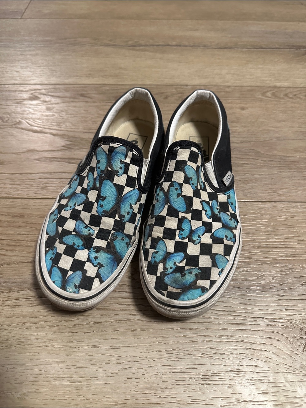 Butterfly Checkered Vans